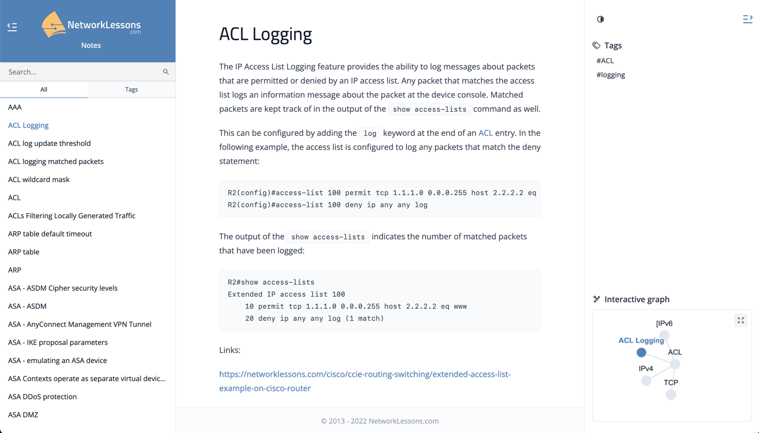 NetworkLessons.com Notes